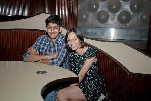 Anya Rangaswami with her brother