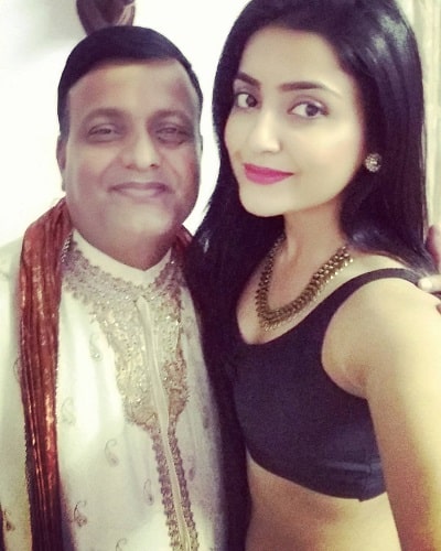 Avantika Mishra with her father