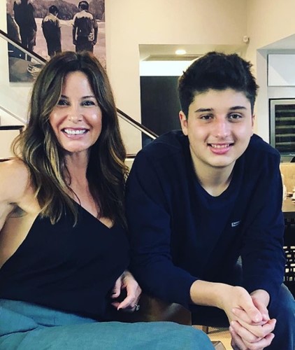 Christine Khuri with her son, Brendan Khuri
