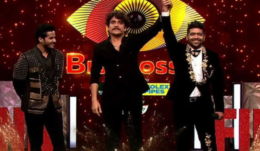 L. V. Revanth as the winner of Bigg Boss Telugu 6