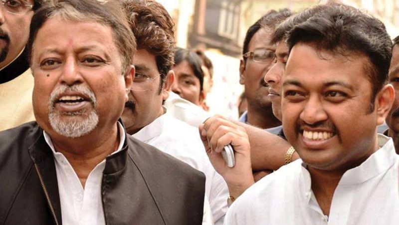 Mukul Roy with his son, Subhranshu