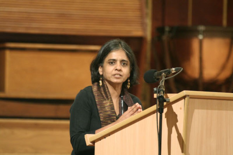 Sunita Narain while addressing a conference of civil society