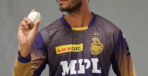 Venkatesh Iyer in KKR Jersey