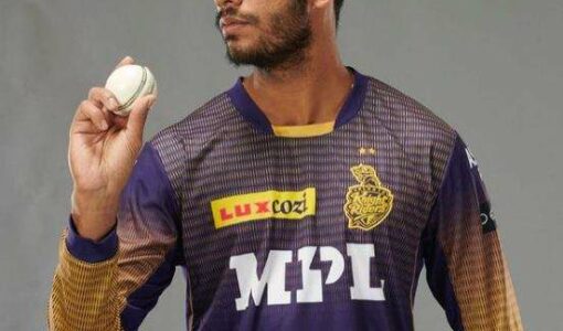 Venkatesh Iyer in KKR Jersey