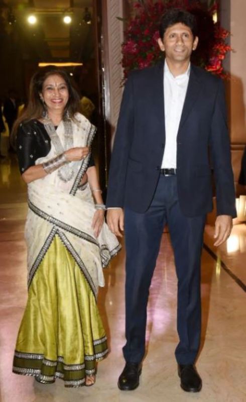 Venkatesh Prasad with his wife