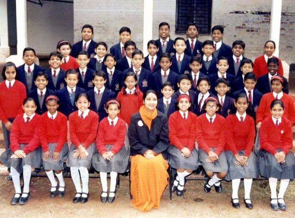 Atish Mathur in his school days