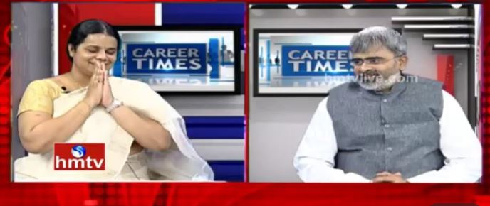 Deepika Reddy Magham as a guest on HMTV channel