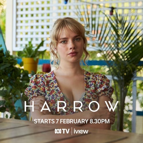Ella Newton on the poster of the television series Harrow