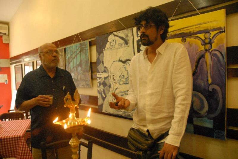 Gautam Benegal at an exhibition