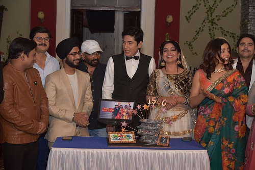 Harneet Jolly during the 1500 episodes celebration of the TV serial Bhabi Ji Ghar Par Hain