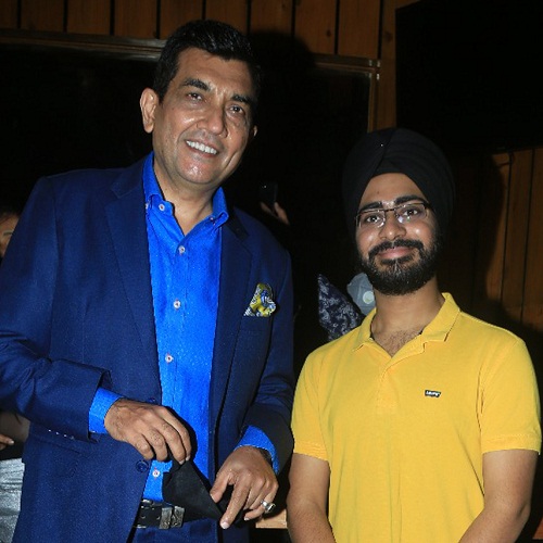 Harneet Jolly with Sanjeev Kapoor