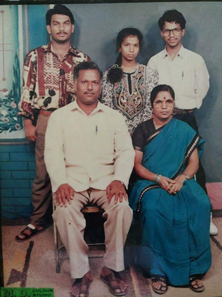 Kathi Mahesh with his family
