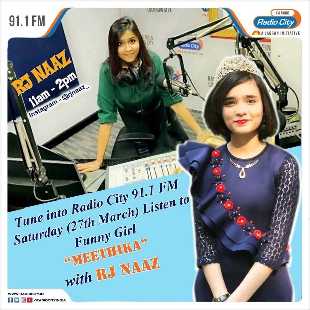 Meethika Dwivedi in the Radio City 91.1FM 