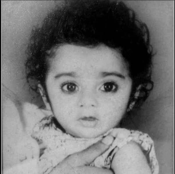 Naaz Joshi as a child