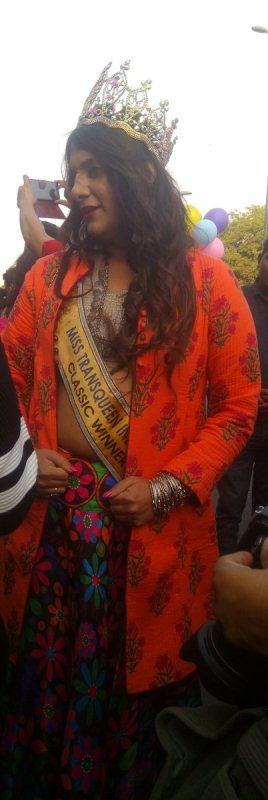 Naaz Joshi in Delhi Queer Pride Rally 2019