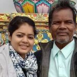 Pranati Nayak with her father