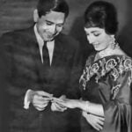 Sadhana with her husband R K Nayyar