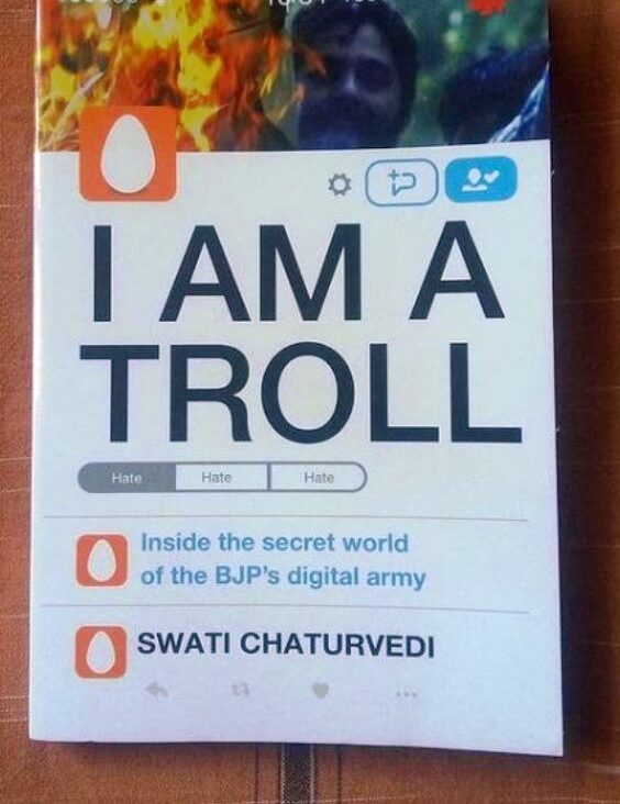 Swati Chaturvedi's second book, I am a Troll