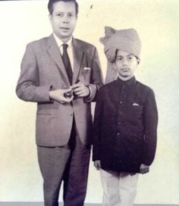 Vir Sanghvi with his father