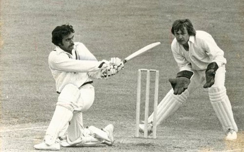 Yashpal Sharma playing a shot during a match