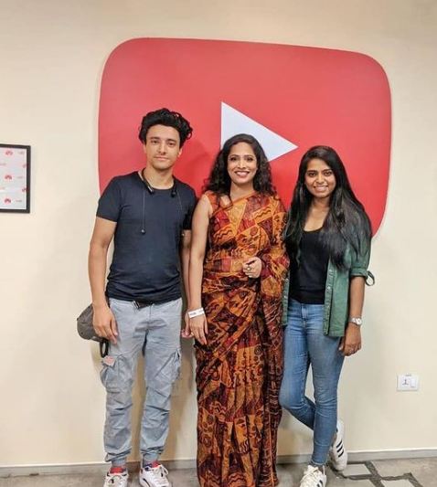 Aksh baghla as a part of the YouTube Brand jam