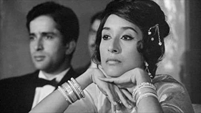 Madhur Jaffrey in the movie Shakespeare Wallah with Shashi Kapoor