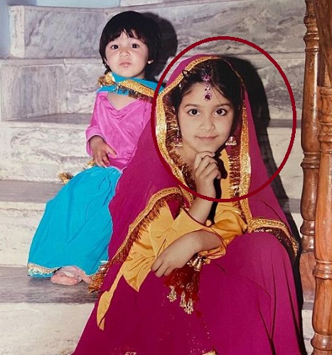 Muskan Jattana's childhood picture