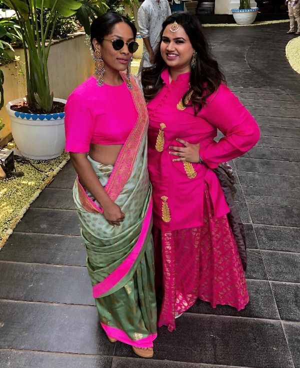 Pooja Dhingra with Masaba Gupta