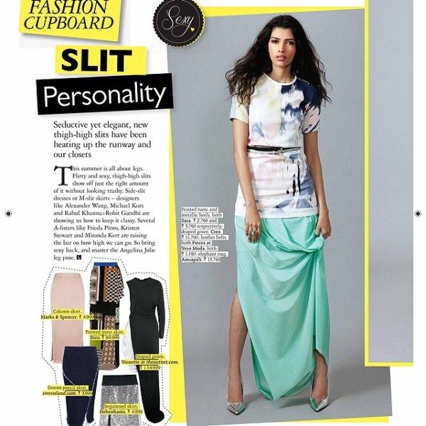 Pooja Mor featured in Grazia Magazine (2014)