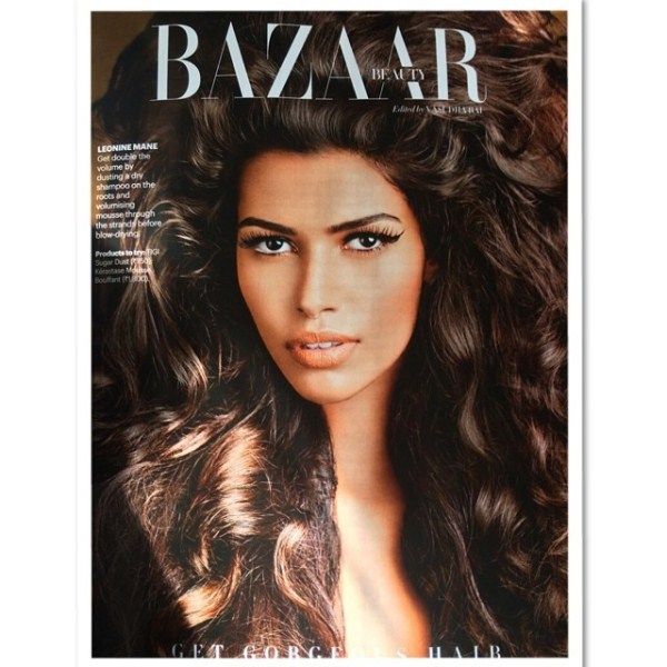 Pooja Mor on the cover of Harper`s Bazaar Magazine