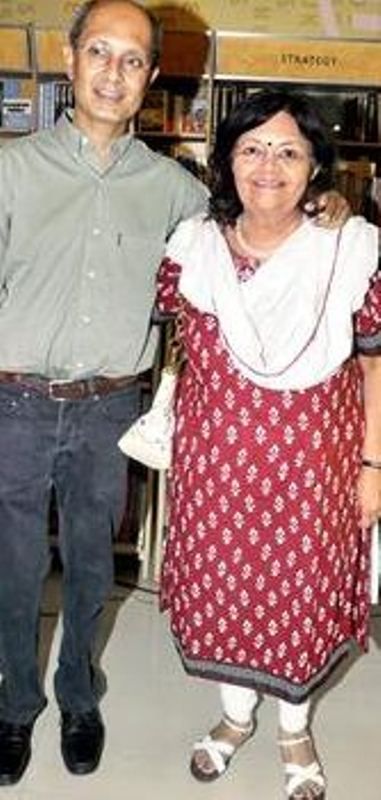 Tarla Dalal with son Deepak Dalal