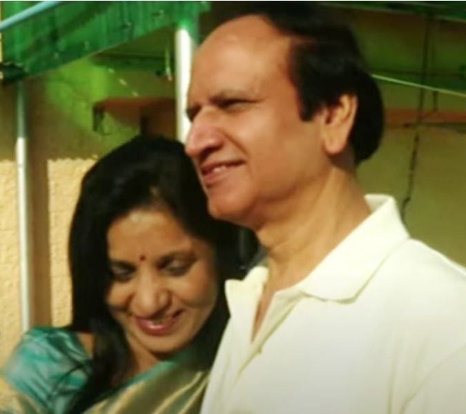 Usha Sangwan with her husband Narender Sangwan