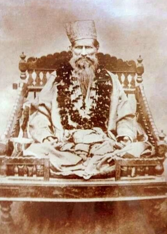 An actual original photograph of Soamiji Maharaj