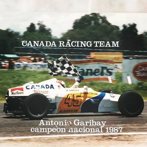 Antonio Garibay after becoming the national champion in 1987
