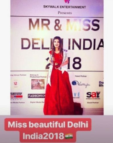Ashima Chaudhary on winning Miss Beautiful Delhi 2018