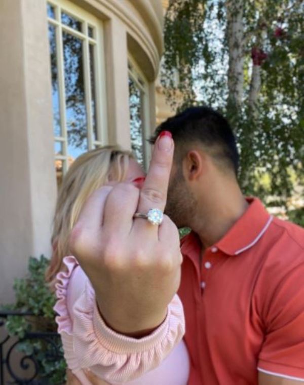 Britney Spears' engagement photo