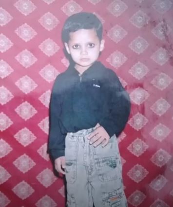 Manish Narwal as a child