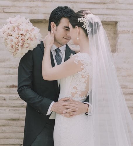 Picture of Sergio and Carola from the wedding day