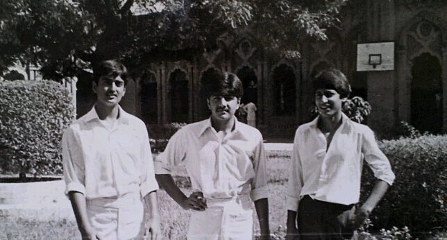 Ramiz Raja during his schooling in 1975