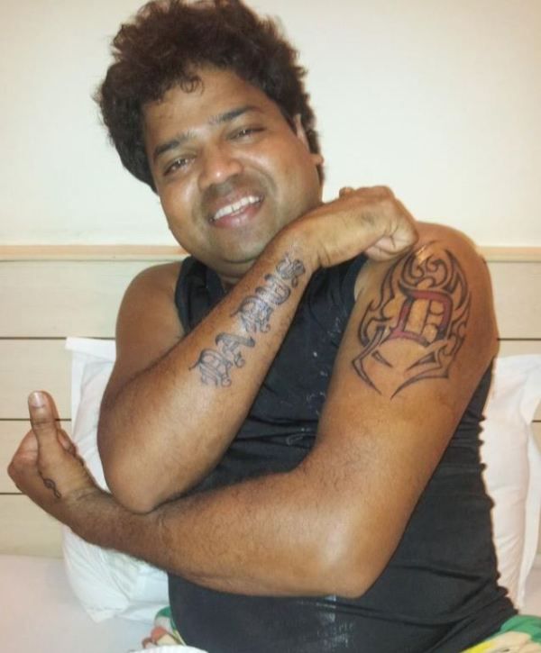 Santosh Chaudhary's (Dadus) Tattoos