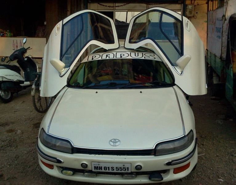 Santosh Chaudhary’s (Dadus) modified Seera Toyota car