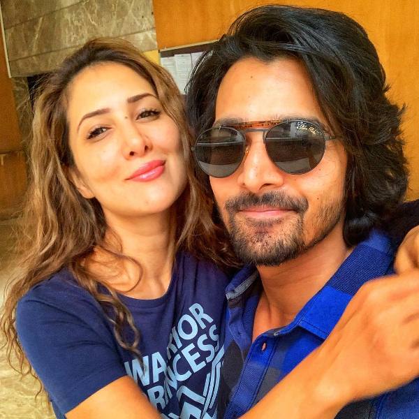 Harshvardhan with his ex girlfriend