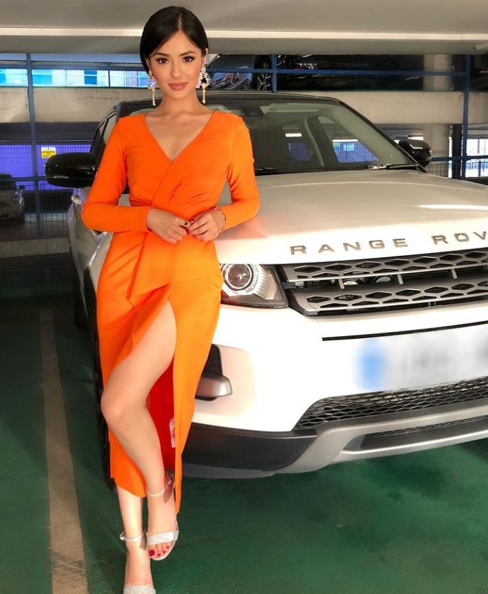Jassita Gurung with her Range Rover
