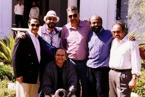 Shiv Nadar with his friends and co-founders of HCL