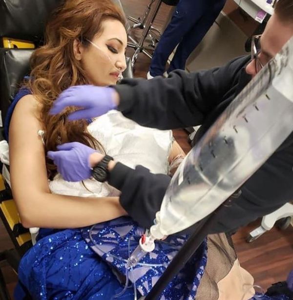 Shree Saini rushed to the hospital after cardiac arrest at the Miss World America competition in 2019