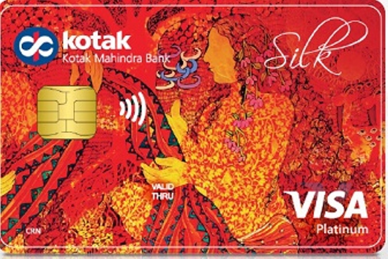 Special edition Kotak Mahindra debit card, featuring designs by Seema Kohli