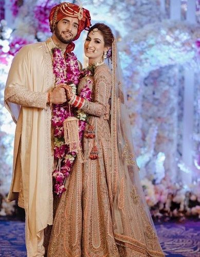 Suhani Chaudhary and Abhishek Malik's wedding picture
