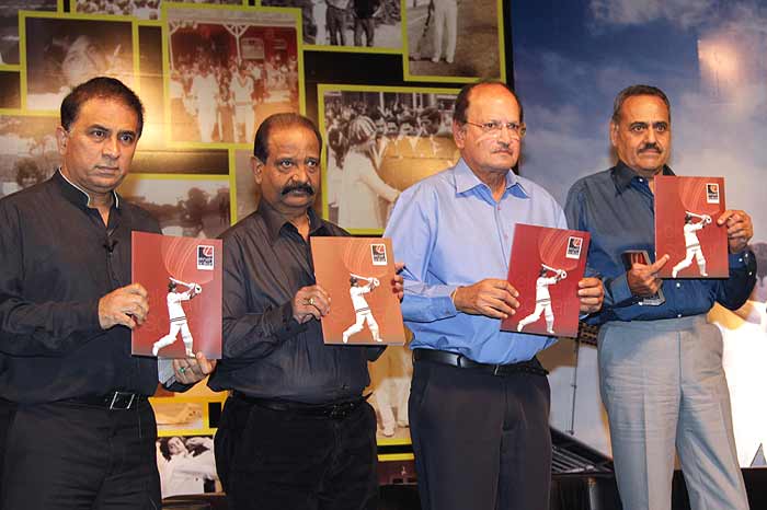 Viswanath during a launch of book spinner best friend along with Sunil Gavaskar, Ajit Wadekar