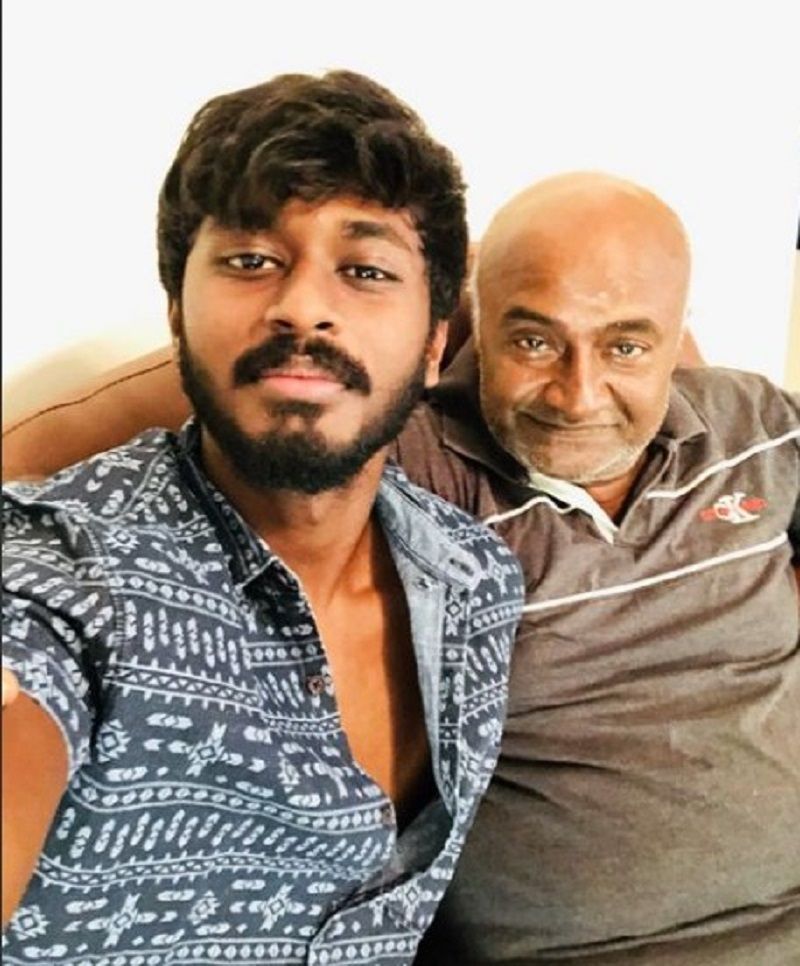 Bhaskar with his son