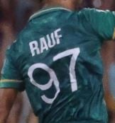 Harris Rauf jersey's number